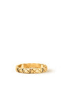 Coco Crush Quilted Motif Mini 18K Ring Gold - CHANEL - BALAAN 2