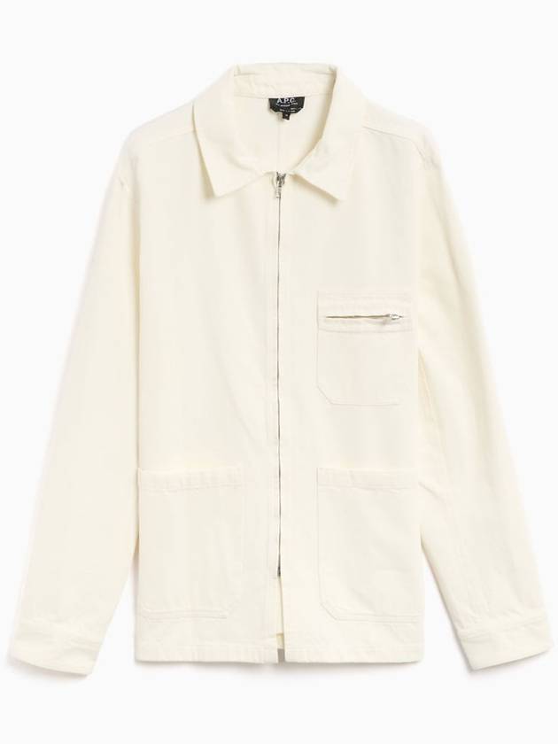 Connor Blouson Denim Jacket White - A.P.C. - BALAAN 2