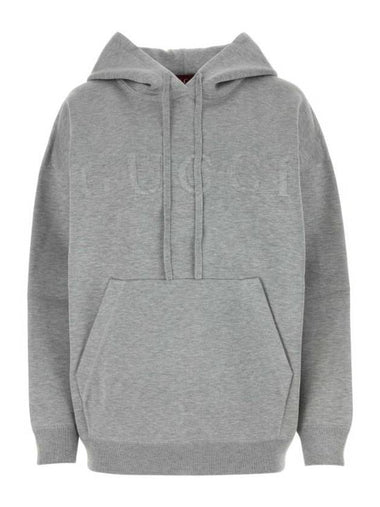 Hooded Sweatshirt 784030XKD33 1264 Gray - GUCCI - BALAAN 1