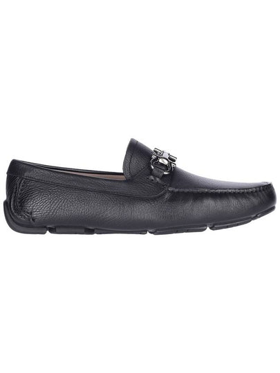 Gancini Ornament Driving Shoes Black - SALVATORE FERRAGAMO - BALAAN 2