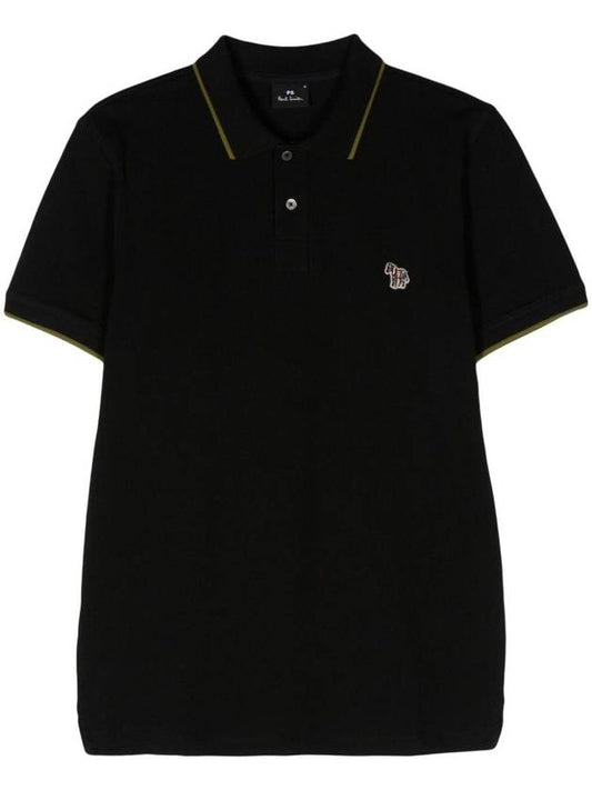 Zebra Logo Cotton Polo Shirt M2R151LZM2158079 B0711015726 - PAUL SMITH - BALAAN 1