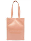 Logo Shoulder Tote Bag Salmon Pink - ACNE STUDIOS - BALAAN 2