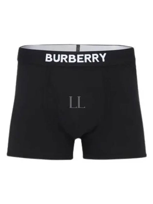 Men's Logo Boxer Stretch Cotton Briefs Black - BURBERRY - BALAAN 2