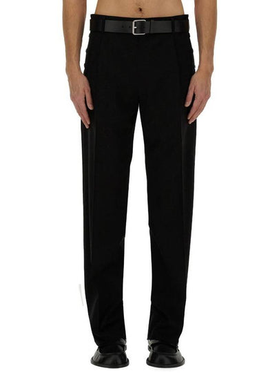 Wool Slacks Black - MOSCHINO - BALAAN 2