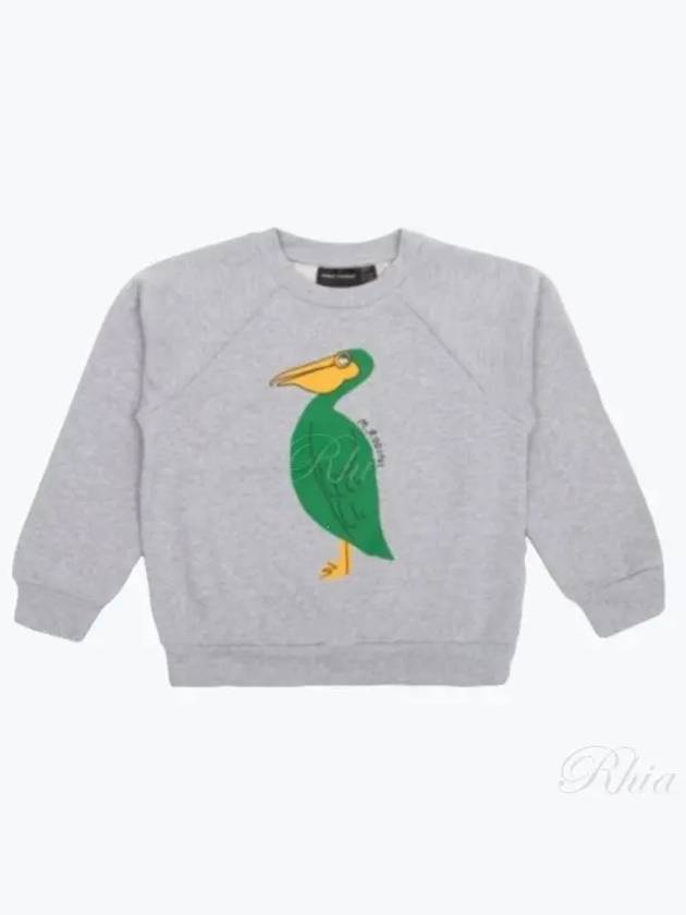 Kids sweatshirt 2362012894 GRAY MELANGE - MINI RODINI - BALAAN 1