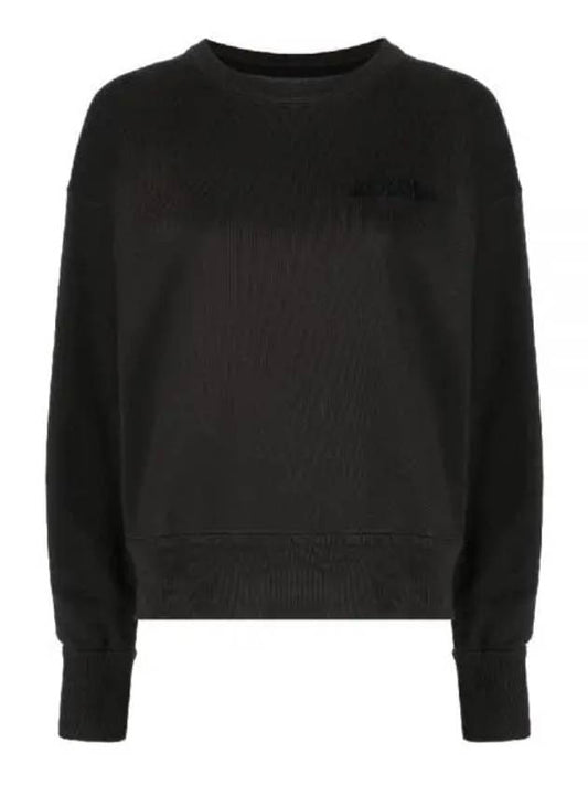 Shard Logo Print Sweatshirt Black - ISABEL MARANT - BALAAN.