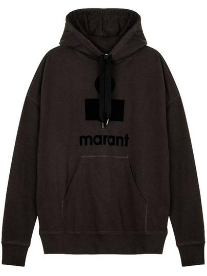 Miley Logo Hoodie Faded Black - ISABEL MARANT - BALAAN 2