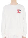 Iconic USA Logo Print Sweatshirt Ivory - AUTRY - BALAAN 2