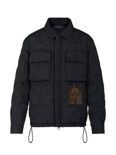 Monogram Light Padded Puffer Quilted Blouson Ocean 1A5VAR - LOUIS VUITTON - BALAAN 1