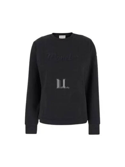 Logo Sweatshirt Black - MONCLER - BALAAN 2