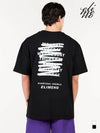 EL Not All Way Overfit Short Sleeve T-Shirt Black - ELIMENO - BALAAN 3