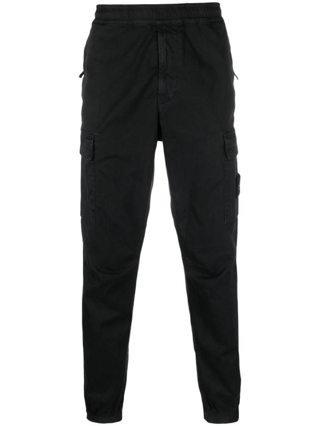 Wappen Patch Cargo Track Pants Black - STONE ISLAND - BALAAN 3