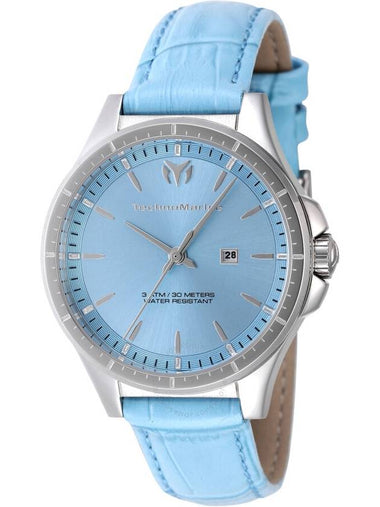 Technomarine MoonSun Date Quartz Light Blue Dial Dial Ladies Watch TM-822042 - TECHNOMARINE - BALAAN 1