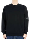 Diagonal Raised Fleece Lens Sweatshirt Black - CP COMPANY - BALAAN 3