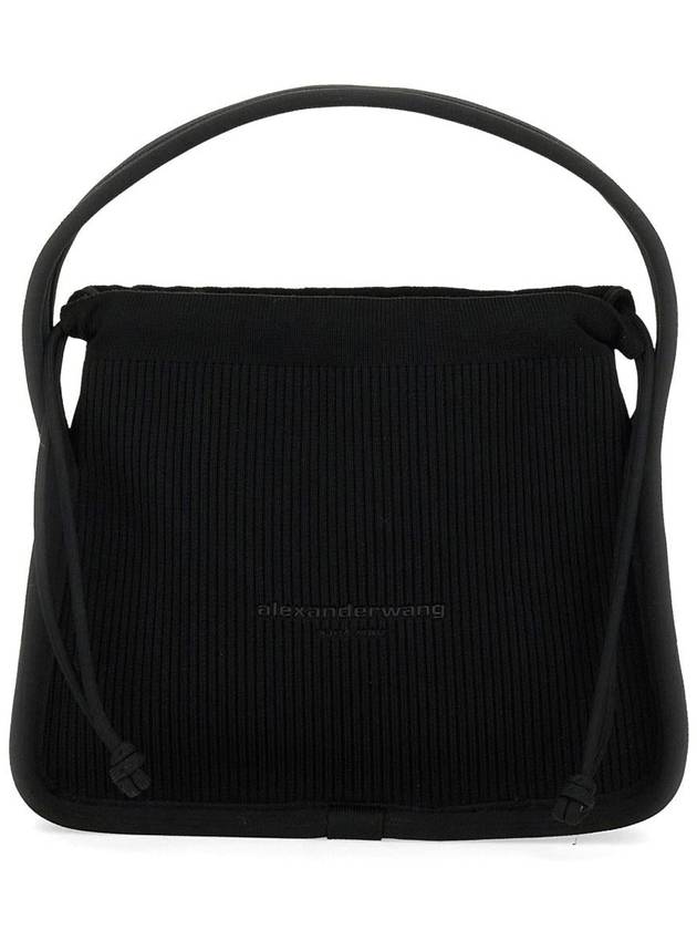 Ryan Small Knit Tote Bag Black - ALEXANDER WANG - BALAAN 2