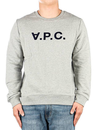 VPC Logo Crew Neck Sweatshirt Grey - A.P.C. - BALAAN 2