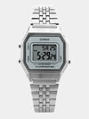 LA680WA 7DF 7 Digital Square Vintage Retro Metal Watch - CASIO - BALAAN 3