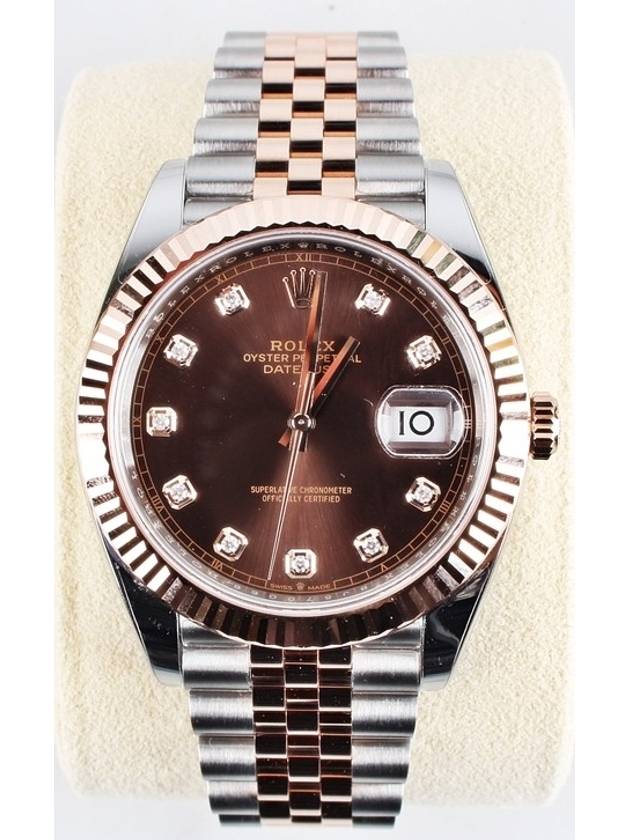 Rolex Datejust 41 Combi Choco 10P 21 Years - ROLEX - BALAAN 1