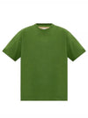 Double Layered Cotton Jersey Short Sleeve T-Shirt Green - BOTTEGA VENETA - BALAAN 2