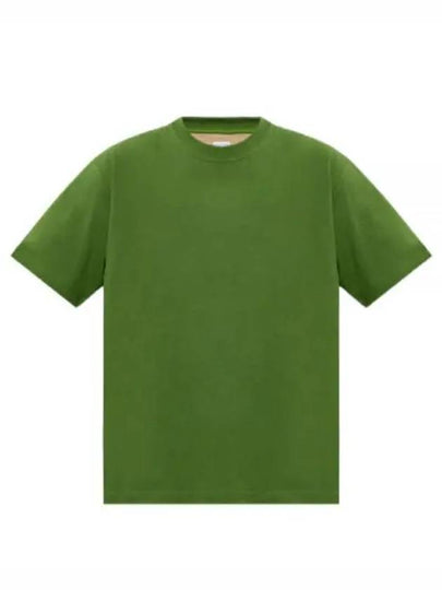 Double Layered Cotton Jersey Short Sleeve T-Shirt Green - BOTTEGA VENETA - BALAAN 2