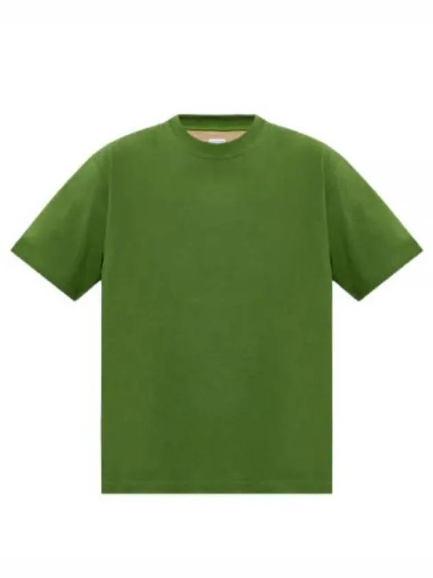 Double Layered Cotton Jersey Short Sleeve T-Shirt Green - BOTTEGA VENETA - BALAAN 2