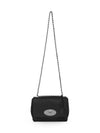 Lily Small Goat Leather Shoulder Bag Black - MULBERRY - BALAAN 7