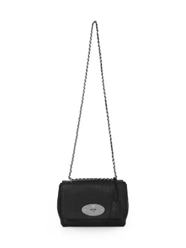 Lily Small Goat Leather Shoulder Bag Black - MULBERRY - BALAAN 7