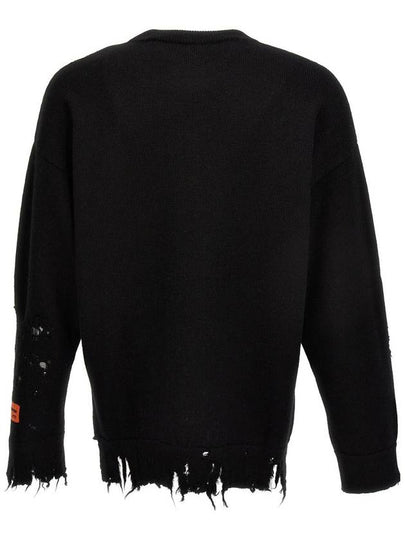 Heron Preston Shredded Knit Sweater - HERON PRESTON - BALAAN 2