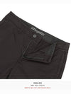 Compass Badge Gabardine Cargo Straight Pants Black - STONE ISLAND - BALAAN 11