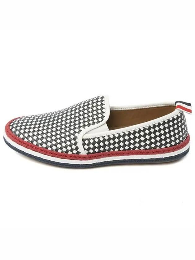 Women s Woven Weaving Slip Ons FFL009A 02166 415 - THOM BROWNE - BALAAN 3