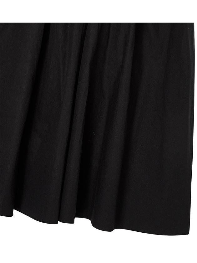 Ryeo Ring Cotton A Line Skirt Black - THE GREEN LAB - BALAAN 4