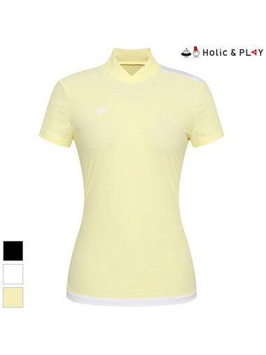 tulip logo point high neck t-shirtHD2WTS013 - HOLIC&PLAY - BALAAN 1