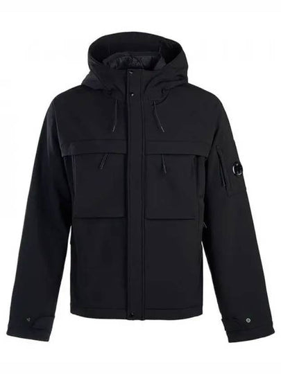 Men's Shell R Lens Wappen Hooded Jacket Black - CP COMPANY - BALAAN 2