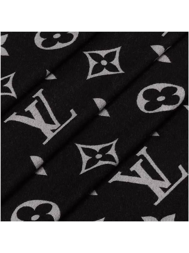 Amazingram Scarf Black - LOUIS VUITTON - BALAAN 4