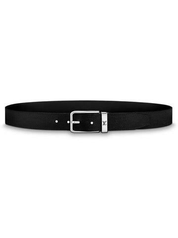 Pont Neuf 35mm Leather Belt Black - LOUIS VUITTON - BALAAN 1