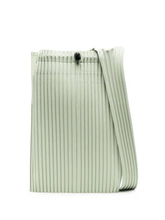 Pocket 1 Pleated Shoulder Bag Green - ISSEY MIYAKE - BALAAN 1