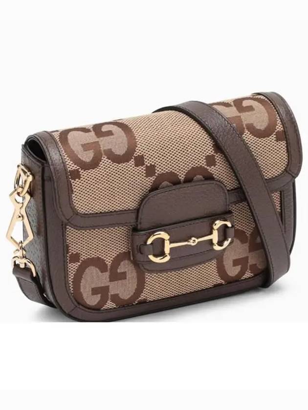 Horsebit 1955 Jumbo GG Mini Bag Camel - GUCCI - BALAAN 4