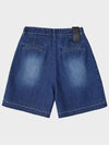 Bermuda Half Denim Shorts Blue - NOIRER FOR WOMEN - BALAAN 4