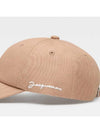 La Casquete Signature Ball Cap Beige - JACQUEMUS - BALAAN 3