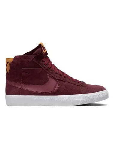 Skateboarding SB Zoom Blazer Mid Premium Night Maroon - NIKE - BALAAN 1