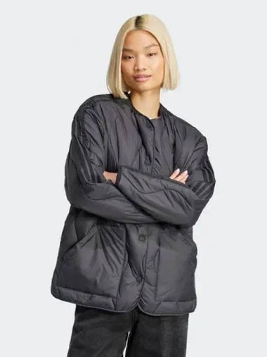 Fashion quilted liner jacket BLACK - ADIDAS - BALAAN 1