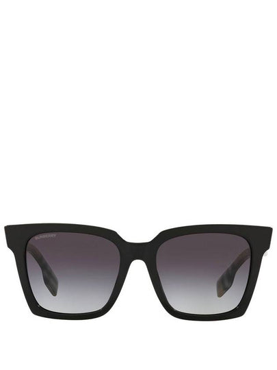 Eyewear Check Temple Square Sunglasses Black - BURBERRY - BALAAN 2