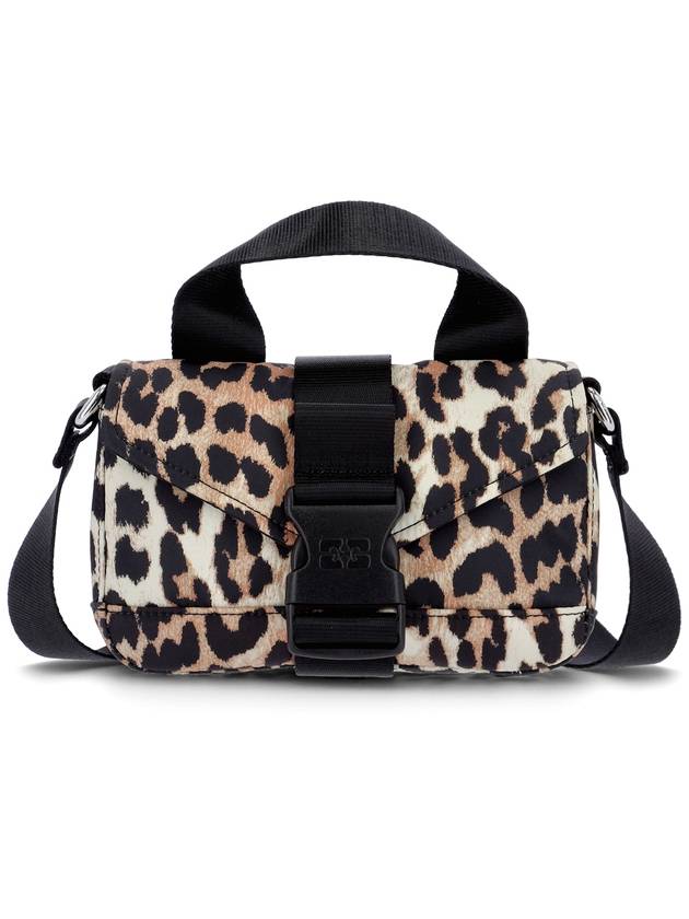 Leopard Print Tech Mini Cross Bag - GANNI - BALAAN 2