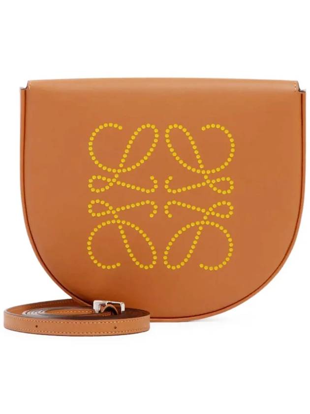 Logo Leather Cross Bag Brown - LOEWE - BALAAN.