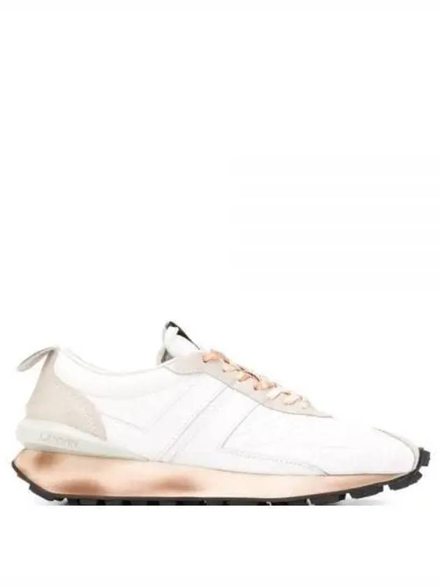 Bumper Nylon Low Top Sneakers White - LANVIN - BALAAN 2