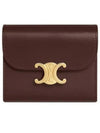 Triomphe buckle trifold small wallet - CELINE - BALAAN 1