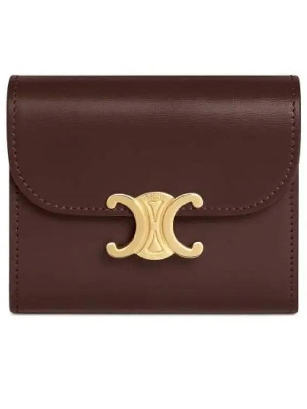 Triomphe buckle trifold small wallet - CELINE - BALAAN 1