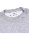 Long Sleeve T-Shirt M0B138440CT883 GRAY - BRUNELLO CUCINELLI - BALAAN 5