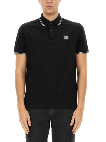 Stone Island Polo With Logo - STONE ISLAND - BALAAN 1