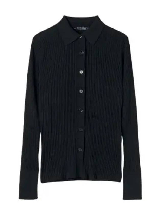 Tropea ribbed cardigan black - S MAX MARA - BALAAN 1